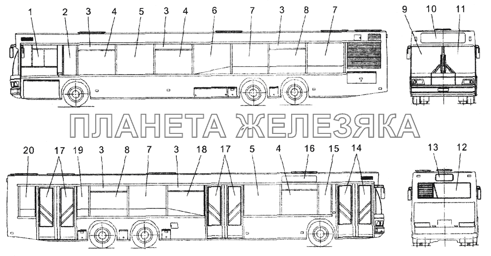 Установка стекол на МАЗ 107 МАЗ-104С